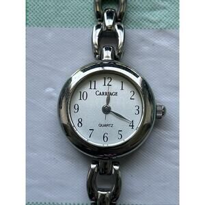 Carriage Silver Tone Women’s Quartz Watch